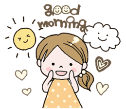 Cute girl!! sticker #7474934