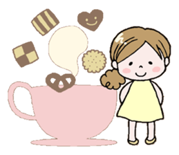 Cute girl!! sticker #7474936