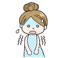 Cute girl!! sticker #7474937