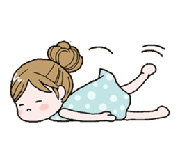 Cute girl!! sticker #7474939