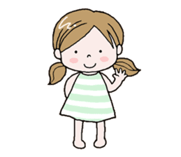 Cute girl!! sticker #7474940