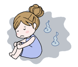 Cute girl!! sticker #7474941