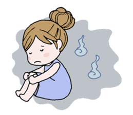 Cute girl!! sticker #7474941