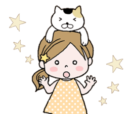 Cute girl!! sticker #7474942