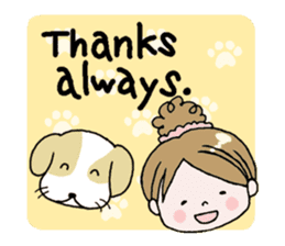 Cute girl!! sticker #7474945