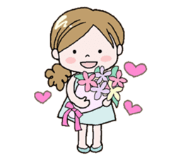 Cute girl!! sticker #7474947