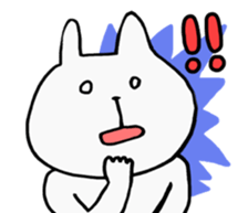 chubby rabbit SHIODAIFUKU sticker #7474991