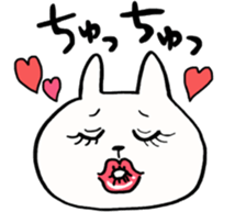 chubby rabbit SHIODAIFUKU sticker #7474993