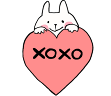 chubby rabbit SHIODAIFUKU sticker #7474998