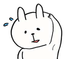 chubby rabbit SHIODAIFUKU sticker #7474999