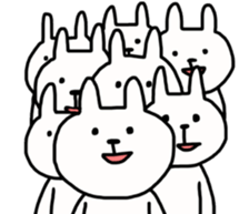 chubby rabbit SHIODAIFUKU sticker #7475000
