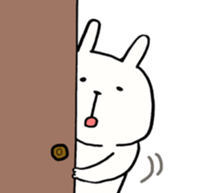 chubby rabbit SHIODAIFUKU sticker #7475009
