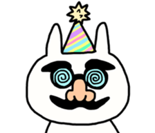 chubby rabbit SHIODAIFUKU sticker #7475018