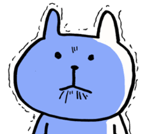 chubby rabbit SHIODAIFUKU sticker #7475019