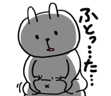 chubby rabbit SHIODAIFUKU sticker #7475020