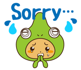 Crazy Cute Chameleon sticker #7475482