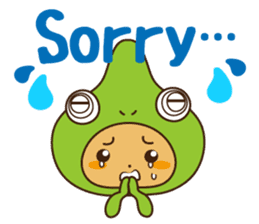 Crazy Cute Chameleon sticker #7475482