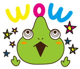 Crazy Cute Chameleon sticker #7475498