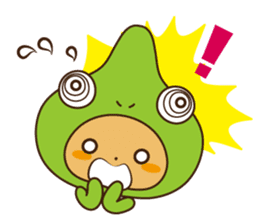 Crazy Cute Chameleon sticker #7475504