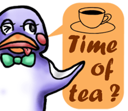 Tailcoat looks Miss,Penguin? sticker #7475800