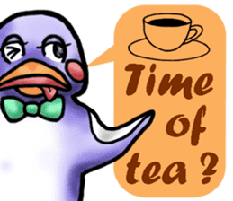 Tailcoat looks Miss,Penguin? sticker #7475800