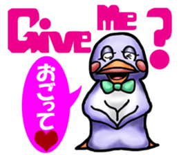 Tailcoat looks Miss,Penguin? sticker #7475804