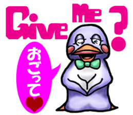 Tailcoat looks Miss,Penguin? sticker #7475804