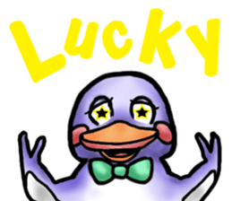 Tailcoat looks Miss,Penguin? sticker #7475805