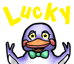 Tailcoat looks Miss,Penguin? sticker #7475805