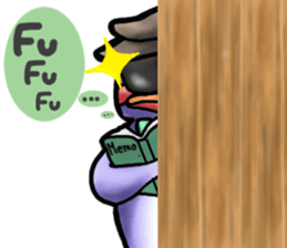 Tailcoat looks Miss,Penguin? sticker #7475820