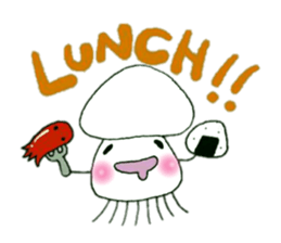 Good friend octopus and squid sticker #7475844