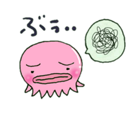 Good friend octopus and squid sticker #7475859