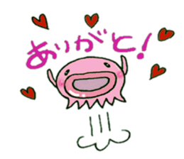 Good friend octopus and squid sticker #7475863