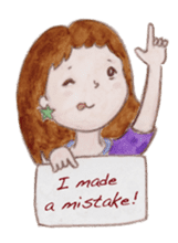 Japanese Kawaii School Girl - English - sticker #7475873