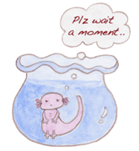 Japanese Kawaii School Girl - English - sticker #7475880