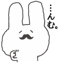 honesty rabbit sticker  6 sticker #7475958