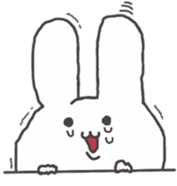 honesty rabbit sticker  6 sticker #7475959