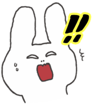 honesty rabbit sticker  6 sticker #7475960