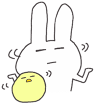 honesty rabbit sticker  6 sticker #7475962