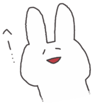 honesty rabbit sticker  6 sticker #7475970