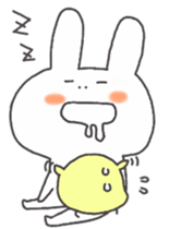 honesty rabbit sticker  6 sticker #7475971