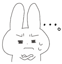 honesty rabbit sticker  6 sticker #7475977