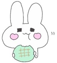 honesty rabbit sticker  6 sticker #7475980