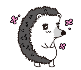 A little hedgehog!Cheese! sticker #7476102