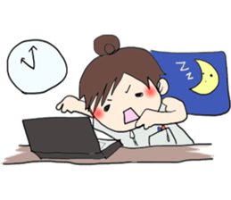 We work at a Hospital. sticker #7476241