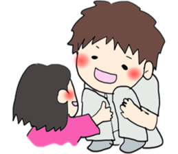 We work at a Hospital. sticker #7476242