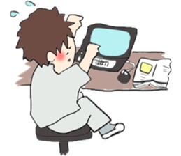 We work at a Hospital. sticker #7476251