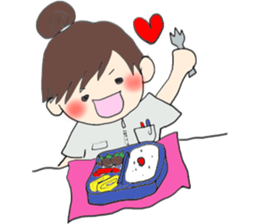 We work at a Hospital. sticker #7476256