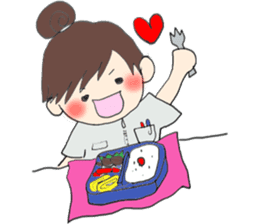 We work at a Hospital. sticker #7476256