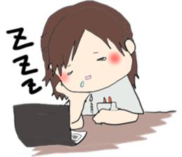 We work at a Hospital. sticker #7476258